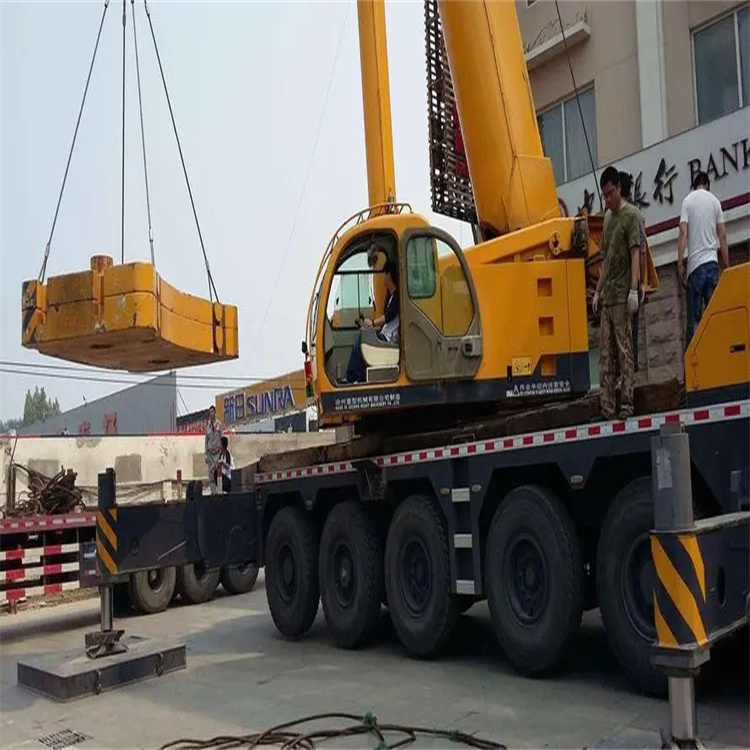 宣恩当地吊车出租|机器吊装|75吨|工厂搬迁服务